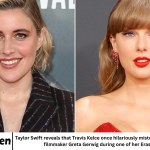 Taylor Swift reveals that Travis Kelce once hilariously mistook Hugh Grant’s wife for filmmaker Greta Gerwig during one of her Eras Tour shows.