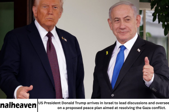 US President Donald Trump arrives in Israel to lead discussions and oversee progress on a proposed peace plan aimed at resolving the Gaza conflict.