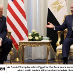 As Donald Trump travels to Egypt for the Gaza peace summit, questions arise about which world leaders will attend and who has chosen to stay away.