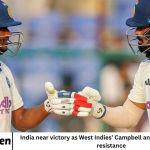 India near victory as West Indies’ Campbell and Hope put up late resistance