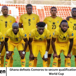 Ghana defeats Comoros to secure qualification for their fifth FIFA World Cup