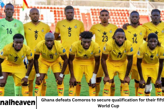 Ghana defeats Comoros to secure qualification for their fifth FIFA World Cup