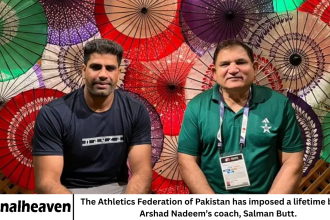 The Athletics Federation of Pakistan has imposed a lifetime ban on Arshad Nadeem’s coach, Salman Butt.