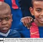 Germany coach Julian Nagelsmann expresses confidence that Florian Wirtz will deliver “beautiful moments” for Liverpool following his recent move to the Premier League giants.