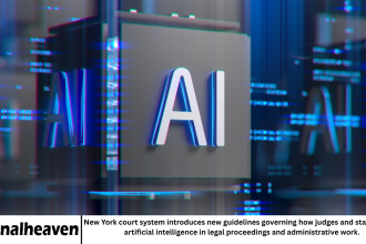 New York court system introduces new guidelines governing how judges and staff can use artificial intelligence in legal proceedings and administrative work.