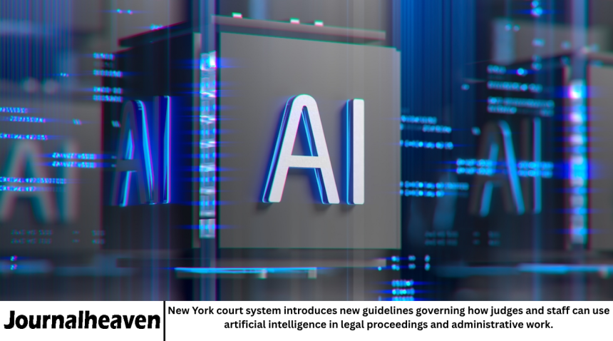 New York court system introduces new guidelines governing how judges and staff can use artificial intelligence in legal proceedings and administrative work.