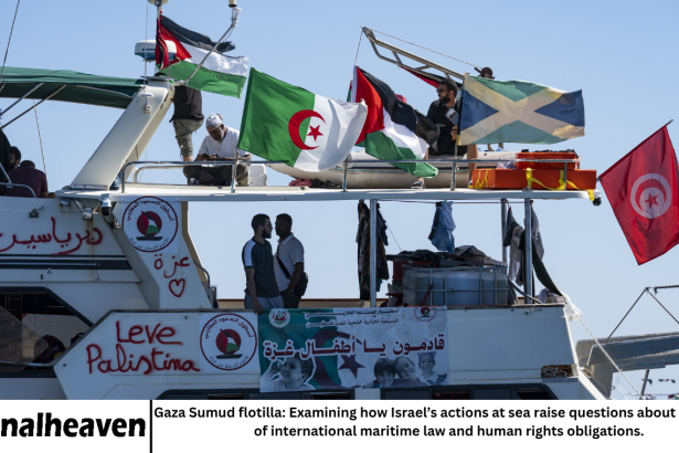 Gaza Sumud flotilla: Examining how Israel’s actions at sea raise questions about violations of international maritime law and human rights obligations.