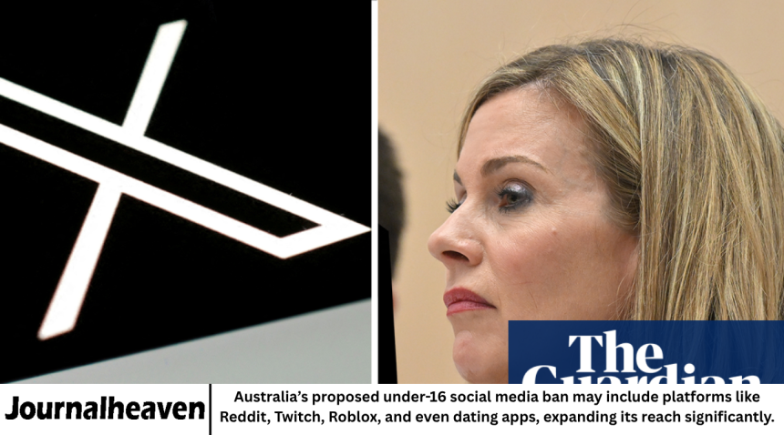 Australia’s proposed under-16 social media ban may include platforms like Reddit, Twitch, Roblox, and even dating apps, expanding its reach significantly.