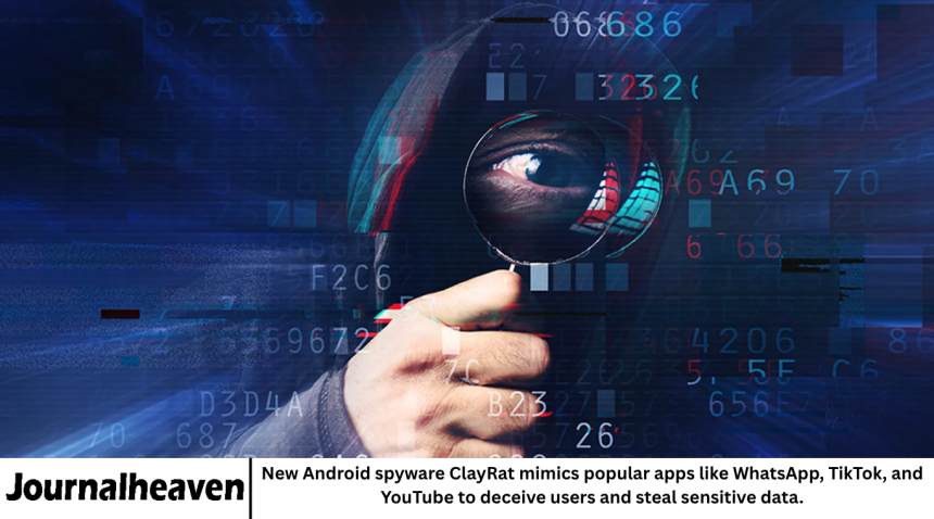 New Android spyware ClayRat mimics popular apps like WhatsApp, TikTok, and YouTube to deceive users and steal sensitive data.